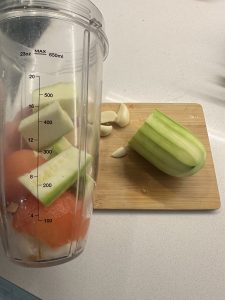 ingredients to be blended