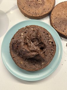 Lightly dust the shards with a mixture of cocoa powder and cornflour to enhance the tree bark effect.