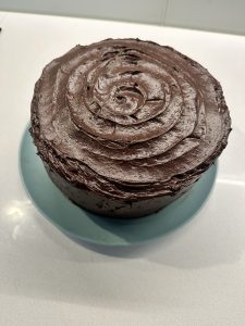 Lightly dust the shards with a mixture of cocoa powder and cornflour to enhance the tree bark effect.