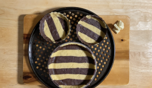 Getting the tarts in the oven