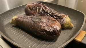 chargrilled aubergines