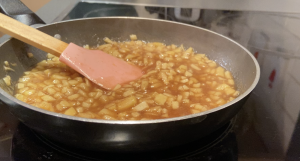 Apple Half Moons - Thickened apple filling