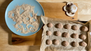 forming the meatballs