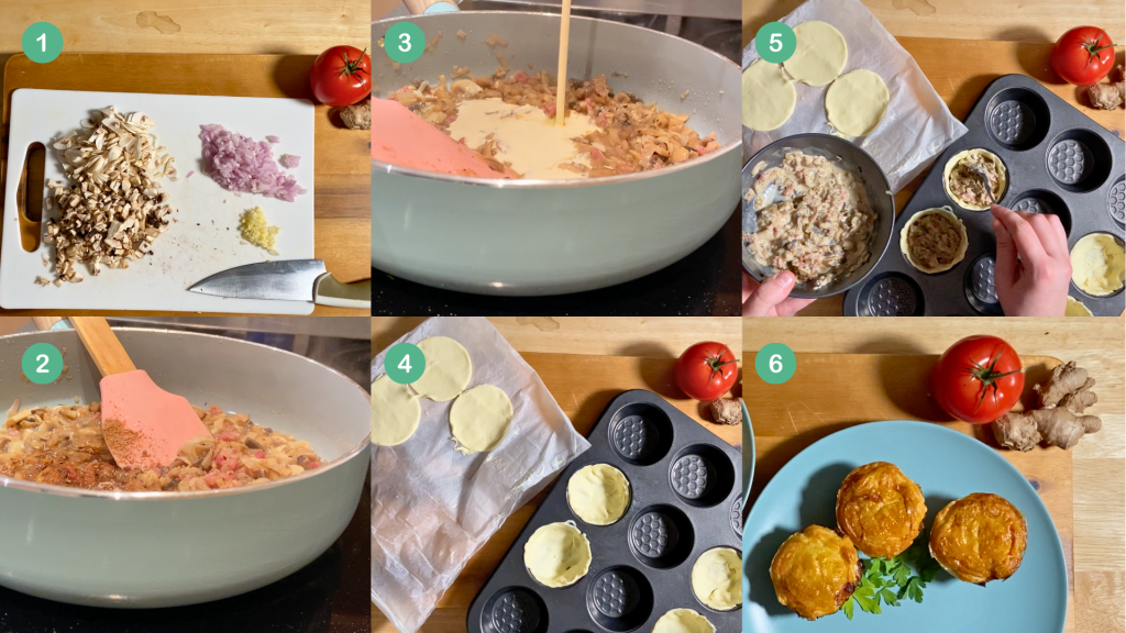 This Puff Pastry 4 Ways recipe gives you four delicious variations from one simple dough — sweet, savoury, crisp, and perfect for snacking or sharing.
