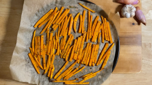 turning the chips halfway