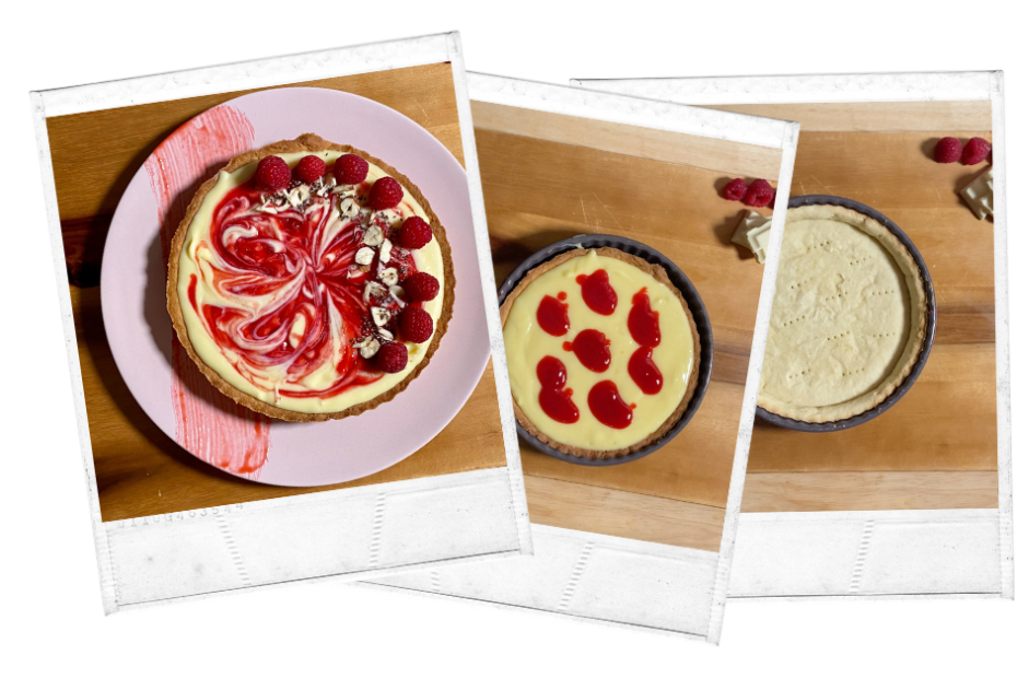 This White Chocolate and Raspberries Tart pairs silky ganache with crisp pastry and a raspberry swirl — an elegant, easy dessert that impresses every time.