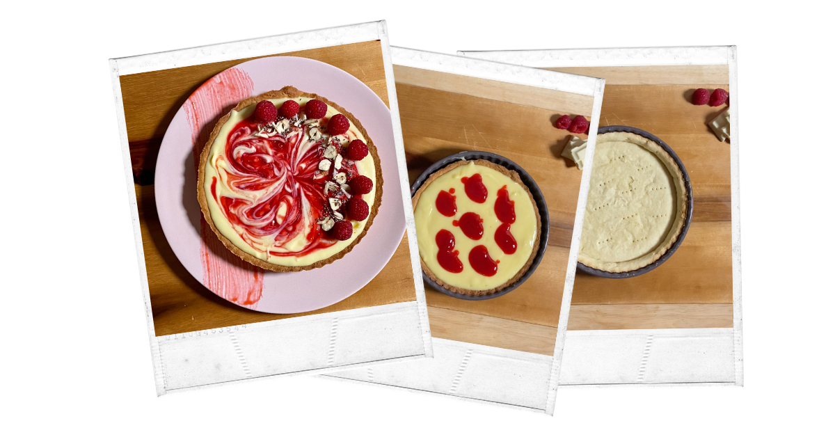 White Chocolate and Raspberries Tart – A Stunning Centrepiece Dessert