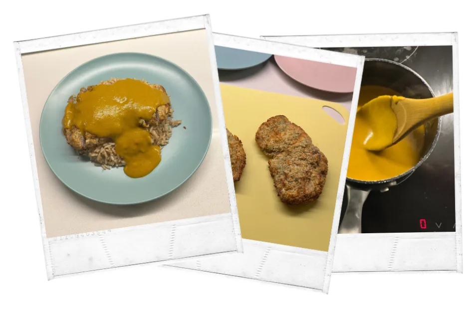 Crispy Katsu Pork with Brown Rice & Homemade Curry Sauce