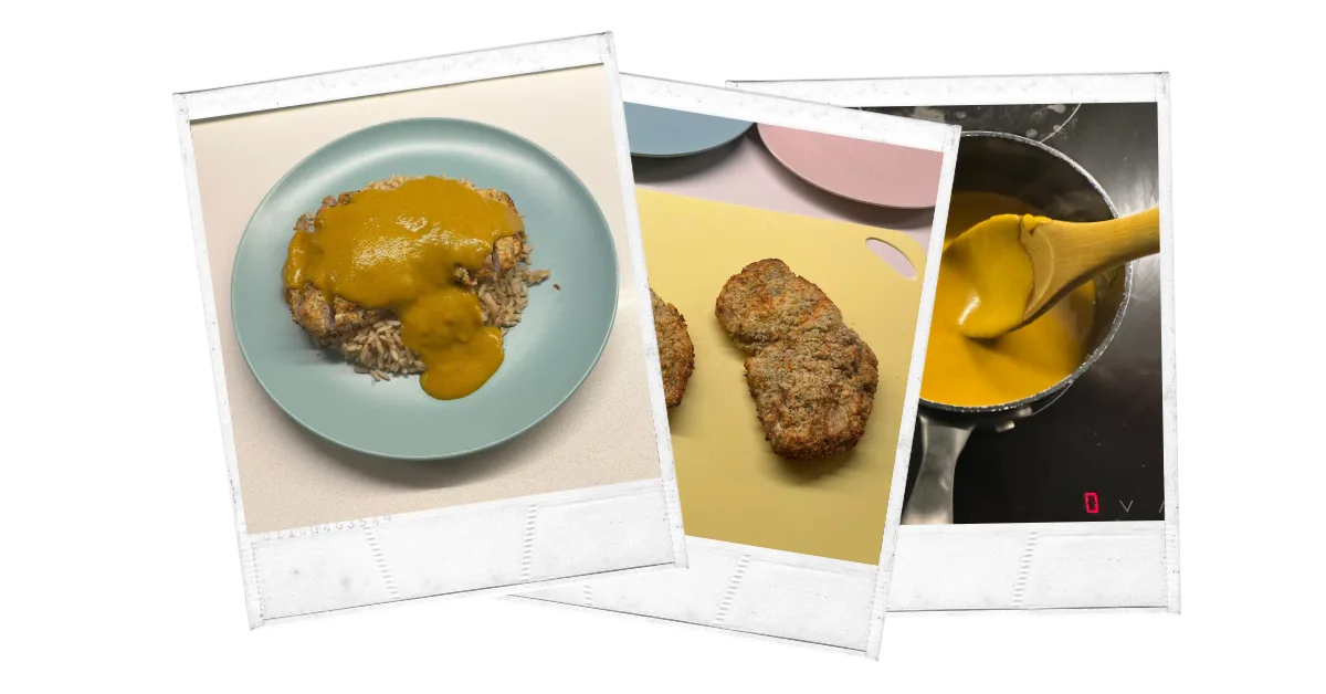 Crispy Katsu Pork with Brown Rice & Homemade Curry Sauce